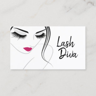 Cartão De Visita Lash Extensions Salon Beauty Spa