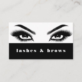Cartão De Visita Lash Extensões Brows & Lashes Salão