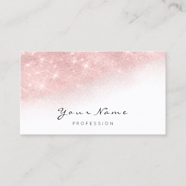 Cartão De Visita Lashes Artistas De Maqueamento Da Brilhante Branca (Frente)