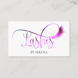 Cartão De Visita Lashes Beauty Makeup Girl Lash