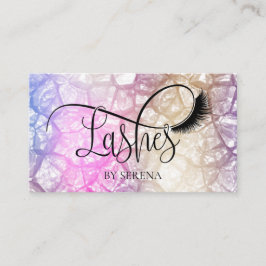 Cartão De Visita Lashes Beauty Makeup Girl Lash Diamond