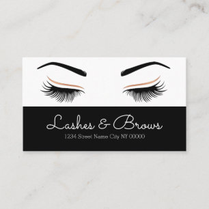 Cartão de Visita Lashes & Brows