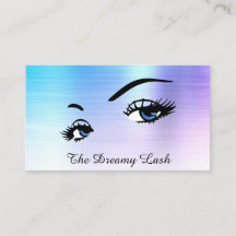 *~* Lashes Brows Extensões QR Ombre Blue Glitter