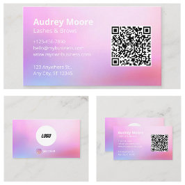 Cartão De Visita Lashes Brows Lash Tech