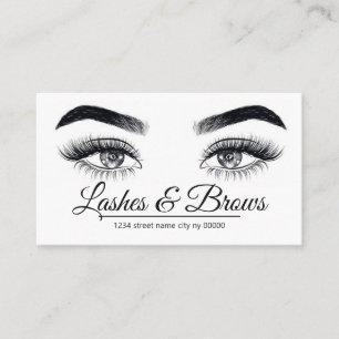 Cartão De Visita Lashes & Brows Salon