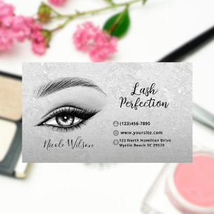 Cartão De Visita Lashes e Brows Beleza Makeup