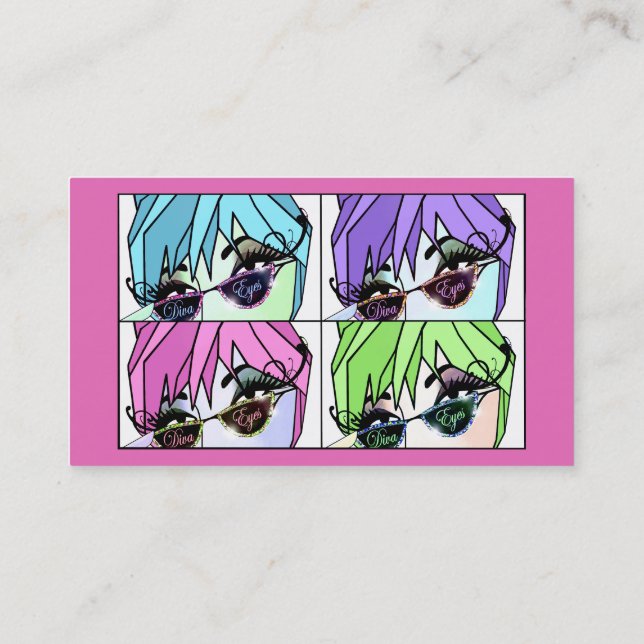 cartão de visita "Lashes Fabulosos" (Verso)