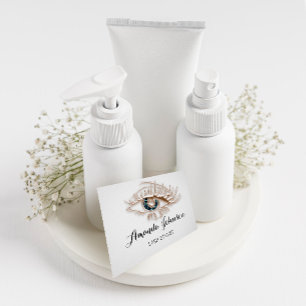 Cartão De Visita Lashes profissionais Brota Logotipo de ativação 
