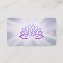 Cartão De Visita *~* Lavanda Lotus Rays Reiki Heat Energy