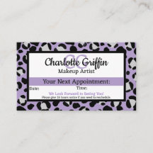 Lavanda Púrpura Lash Leopardo e Compromisso de Maq