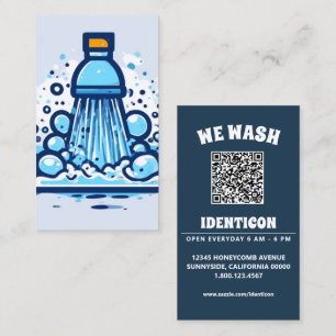 Cartão De Visita LAVAR com código QR