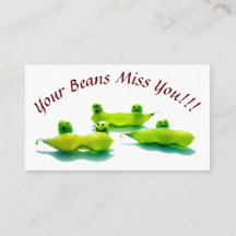 LavishlyOn Beans Attendent /Miss Você Card