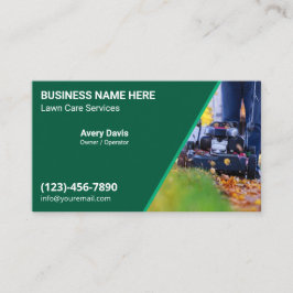 Cartão De Visita Lawn Care Landscaping Mowing Yard Work Grass