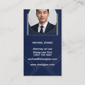 Cartão De Visita Lawyer Modern Business Card