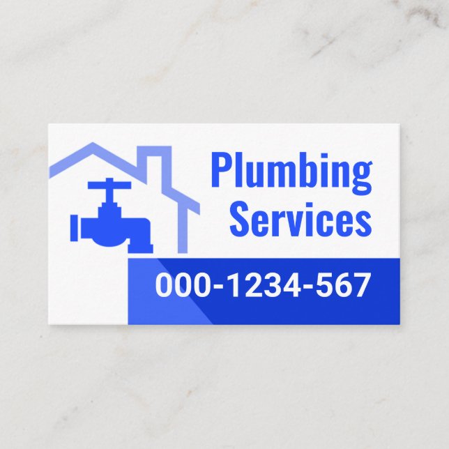 Cartão De Visita Leaking Faucet From Building Frame (Frente)