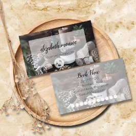 Cartão De Visita Lealdade de Caligrafia de Script Manuscrito Spa