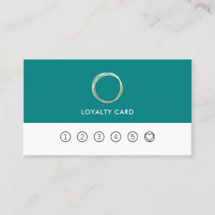 Cartão De Visita Lealdade Dourado chique moderna minimalista da