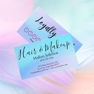 Cartão De Visita Lealdade Simples e Moderna Profissional