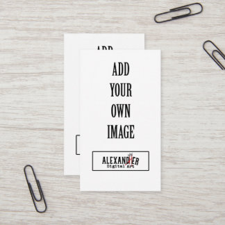 Cartão De Visita Lealdade vertical e