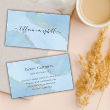 Legal Abstrato Azul-Brilhante Cabelo e Artista de