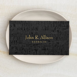 Cartão De Visita Legal Cork Sommelier Wine Expert