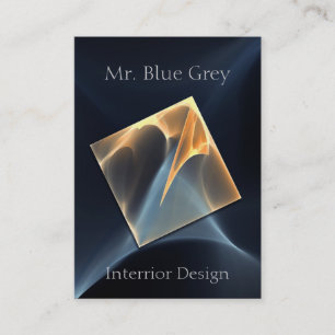 cartão de visita legal e claro do design