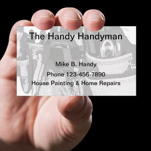 Cartão De Visita Legal reparações na casa do Handyman