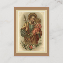 Cartão De Visita Lembrança de Graduação Religiosa Santa
