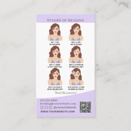 Cartão De Visita Lembrete de Atenção e Compromisso da Microborda Ós