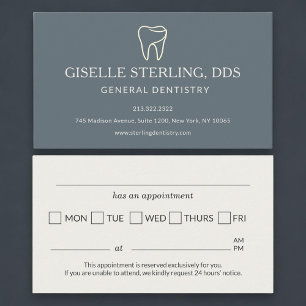 Cartão De Visita Lembrete de Consulta Odontológica