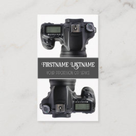 Cartão De Visita Lente da câmara DSLR para fotógrafos Videógrafos