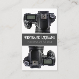 Cartão De Visita Lente da câmara DSLR para fotógrafos Videógrafos