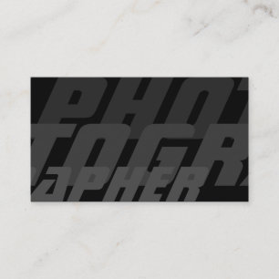 Cartão De Visita Lentes de câmara DSLR para fotógrafos Videógrafos