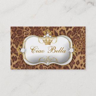 Cartão De Visita Leopardo de 311 Ciao Bella