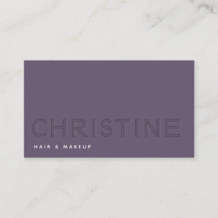 Cartão De Visita Letra profissional minimalista com o código Qr