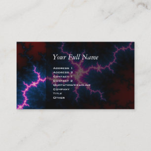 Cartão De Visita Leve - Arte Fractal