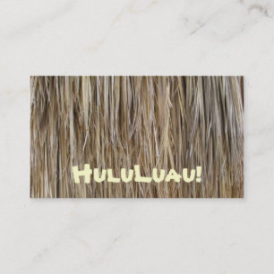 Cartão De Visita Lições de dança havaianas tropicais de