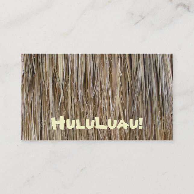 Cartão De Visita Lições de dança havaianas tropicais de (Frente)