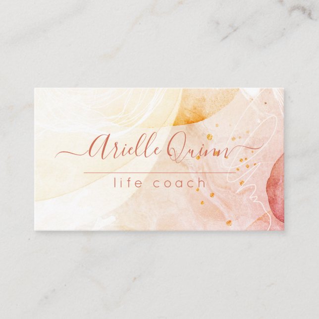 Cartão De Visita Life Coach (Frente)