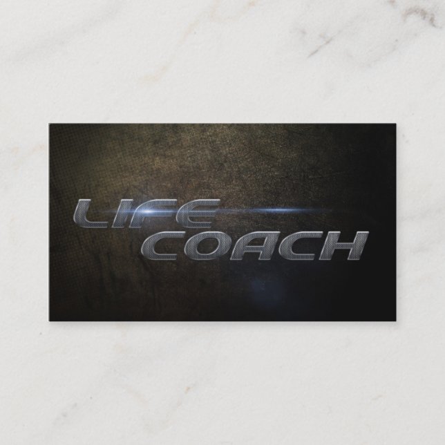 Cartão De Visita Life Coach business card (Frente)
