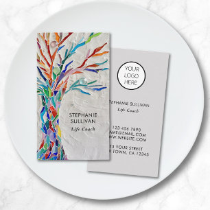 Cartão De Visita Life Coach Your Logo Tree Of Life