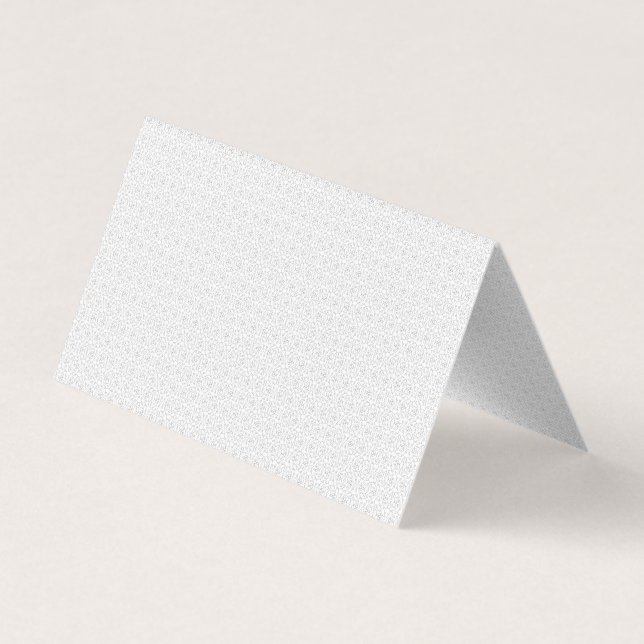 Cartão De Visita Light Grey Geometric Tile Pattern (Traseira)