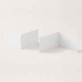 Cartão De Visita Light Grey Geometric Tile Pattern