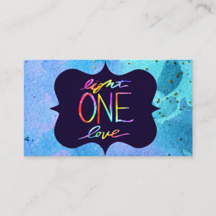 Cartão De Visita Light One Love Spiritual Business Card