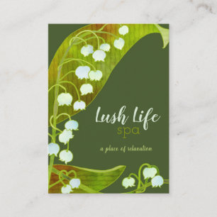 Cartão De Visita Lily do Vale Spa Salon