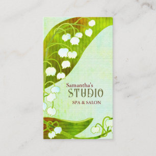 Cartão De Visita Lily of the Valley Spa & Salon