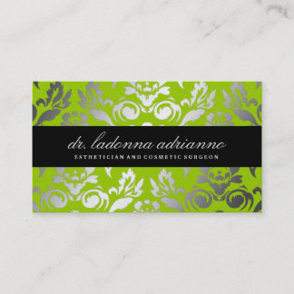 Cartão De Visita limão dourado do damasco 311-Ladonna