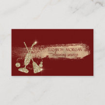 Limpa Dourada de vácuo com brilho,Vermelho com vas