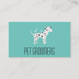 Cartão De Visita Limpador de cães  Pet Groomer  Serviços animais