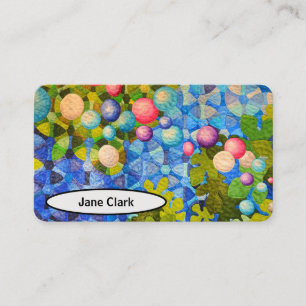 Cartão De Visita Limpeza Contemporânea